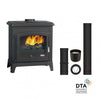 Godin Fonteval Holzofen 10 kW, modernes Design, 75% Wirkungsgrad
