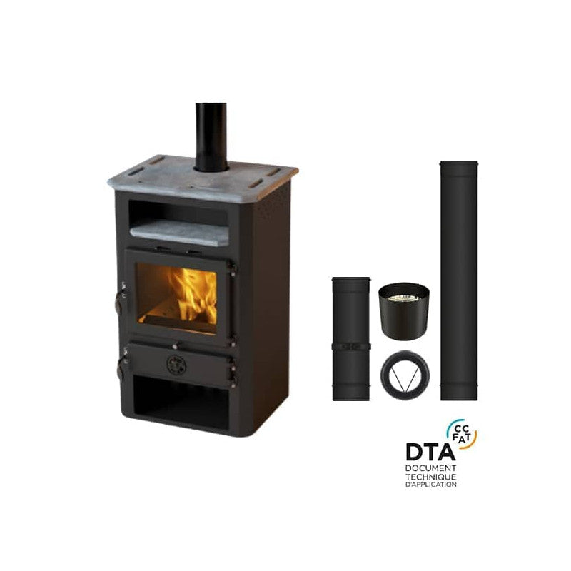 MBS Thermo In 19 kW Holzheizung mit Hydro‑System und Kochplatte
