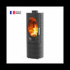 Eleganter Talisman Holzofen Godin 7 kW mit rundem Design