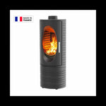 Lade das Bild in den Galerie-Viewer, Eleganter Talisman Holzofen Godin 7 kW mit rundem Design
