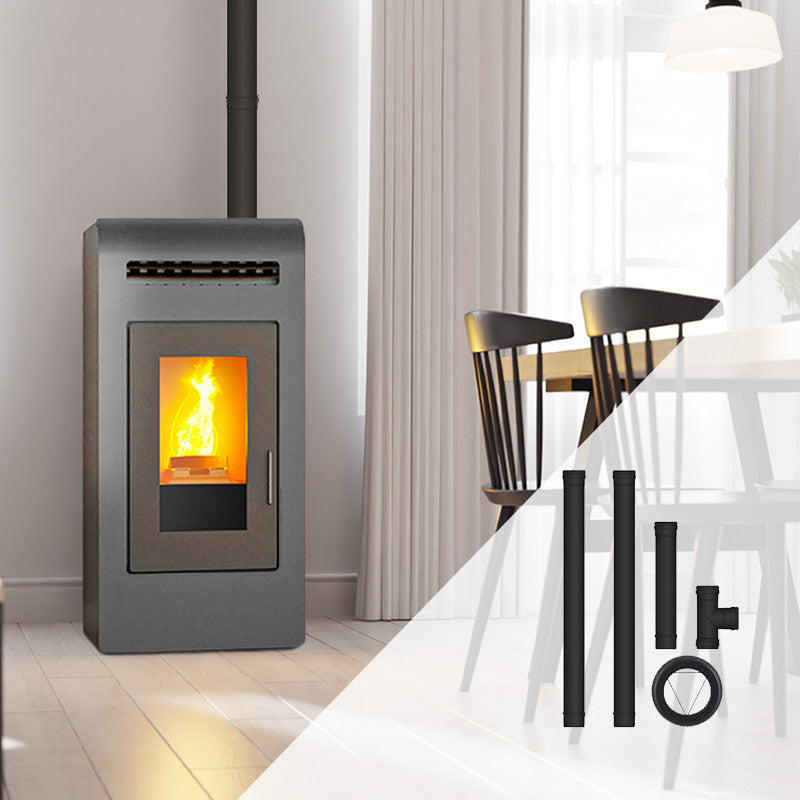 Cayenne Kanalisierbarer Pelletofen 14 kW mit Heckanschluss-Kit für Zone 1 Installation