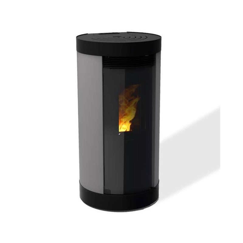 Anna 12 kW geschlossener Pelletheizkessel mit kanalisierbarem Ventouse‑Installationskit für Wohnungen