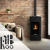 Tendenza 10 kW Kanalkaminofen: Effizientes, dichtes Pelletheizsystem mit Installationskit