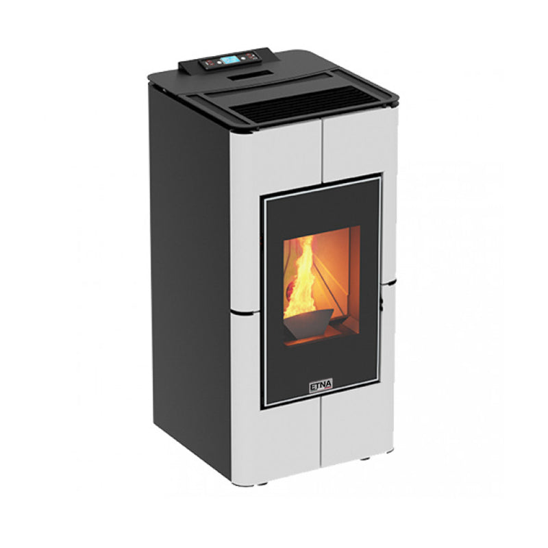 Tendenza 10 kW Kanalkaminofen: Effizientes, dichtes Pelletheizsystem mit Installationskit