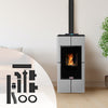 Tendenza 8 kW Abdichtbarer Pelletofen-Pack mit Konzentrischem Abluftrohr-Kit