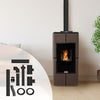 Tendenza 8 kW Abdichtbarer Pelletofen-Pack mit Konzentrischem Abluftrohr-Kit