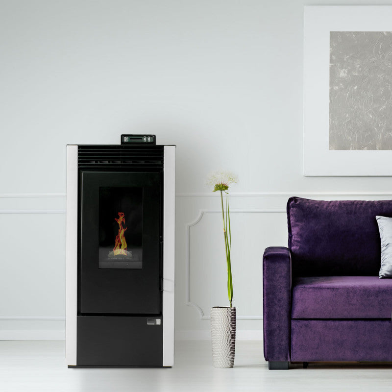 ETNA Vittoria Plus Pelletkaminofen: Effizient, Konzentrisch, Hinterauslass, 14 kW