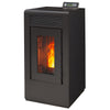 Vulcano EVO Dichter Pellet-Ofen 12 kW mit Konzentrischem Abluft-Kit Hinten