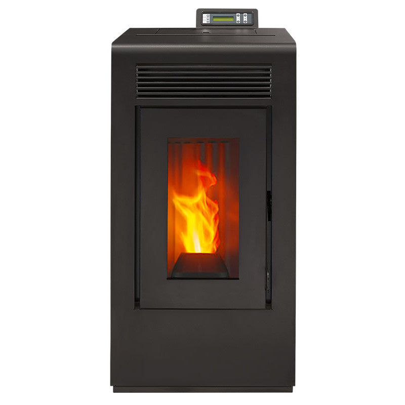 Vulcano EVO Dichter Pellet-Ofen 12 kW mit Konzentrischem Abluft-Kit Hinten