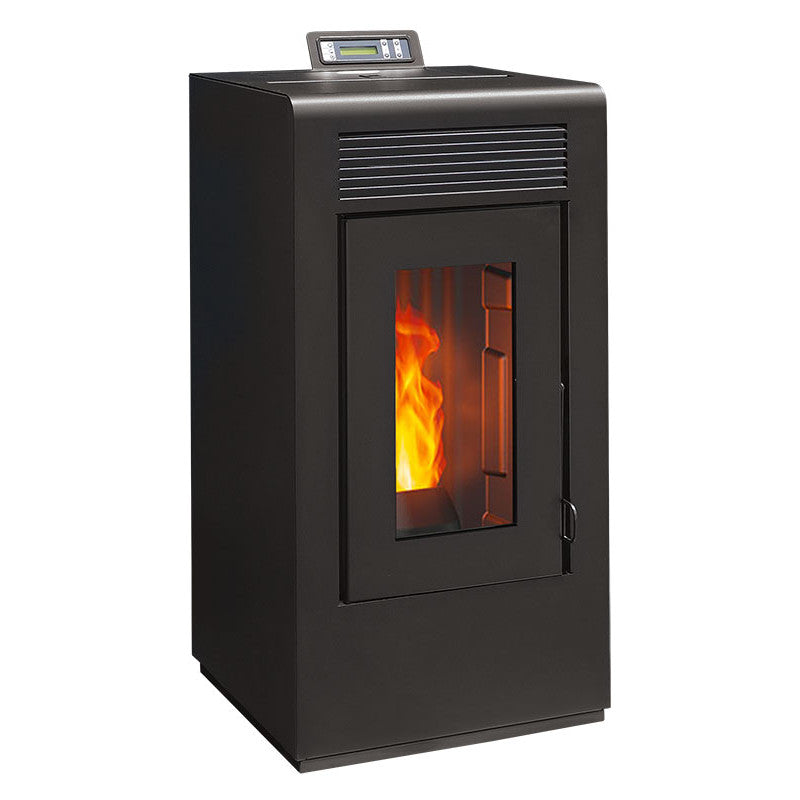 Vulcano EVO Dichter Pellet-Ofen 12 kW mit Konzentrischem Abluft-Kit Hinten