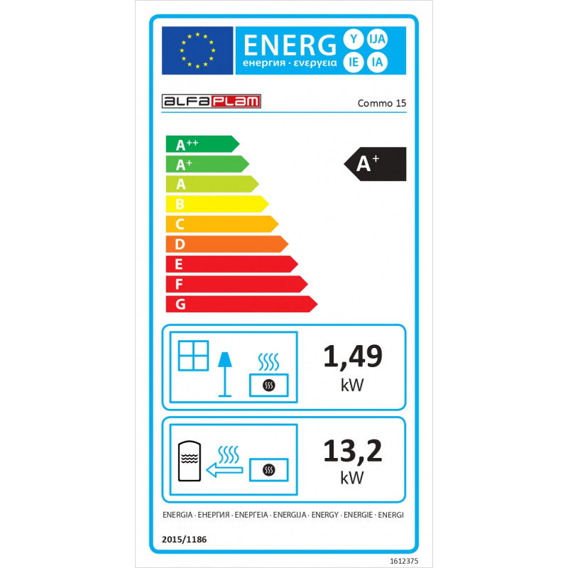 Baracuda Hydro Granulatheizung 15 kW Komplettset mit Rückluftanschluss für Wohnungen