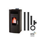 Lade das Bild in den Galerie-Viewer, Baracuda Hydro Granulatheizung 15 kW Komplettset mit Rückluftanschluss für Wohnungen
