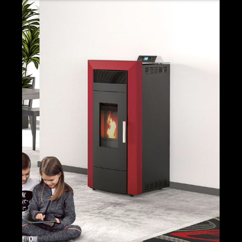 Baracuda Commo Plus Hydro-Pelletöfen 21 kW mit Hinterauslass Kit