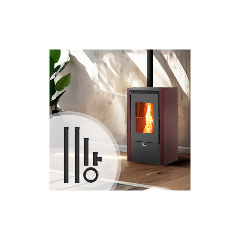 Mignon 6 kW Pelletöfen Kit mit Rückluftanschluss – Top Chaleur