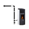 ETNA Luxe Roméo Pelletkaminofen: Leise, Wasserdicht, 8 kW, mit Abluft-Kit