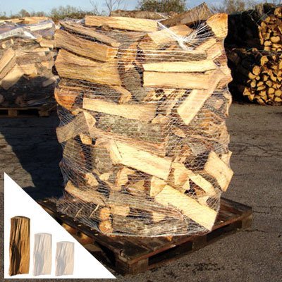 50 cm gespaltene Hartholz-Bûches – 1,3 Stère Palette – Premium Brennholz