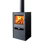 Lade das Bild in den Galerie-Viewer, Aduro 14 Holzofen 9 kW – modernes Kubusdesign, hohe Effizienz
