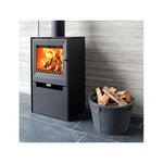 Lade das Bild in den Galerie-Viewer, Aduro 14 Holzofen 9 kW – modernes Kubusdesign, hohe Effizienz
