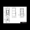 Holzofen Asia BII 7 kW – Naturstein-Design, hohe Effizienz
