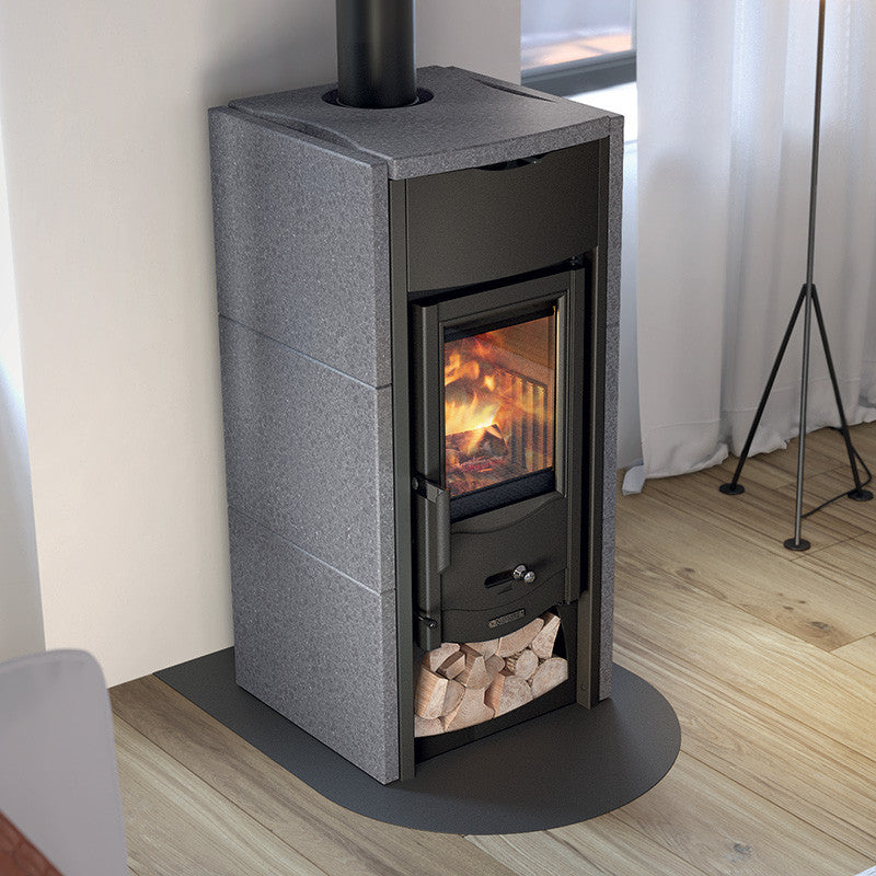 Holzofen Asia BII 7 kW – Naturstein-Design, hohe Effizienz