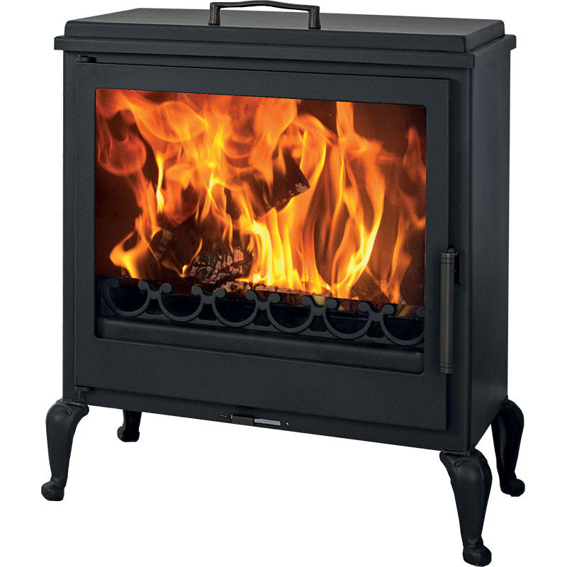 Aube Panadero Kaminofen 7,1 kW mit Warmhalteplatte und Dreifachverbrennung