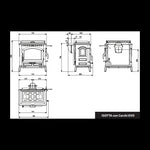 Lade das Bild in den Galerie-Viewer, Isotta Con Cerchi Evo Holzofen mit Kochplatte 11,9 kW

