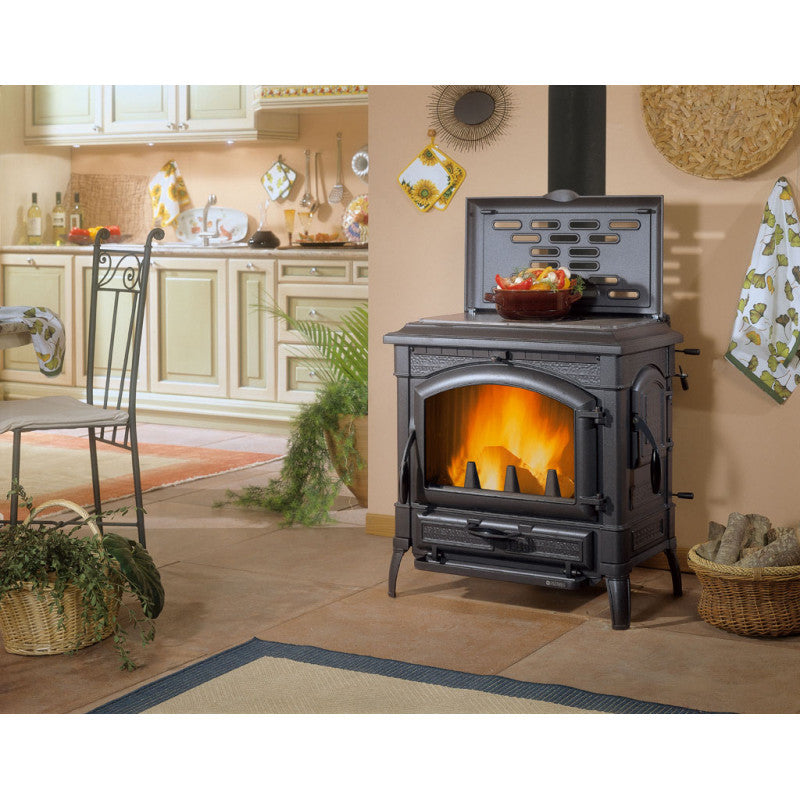 Isotta Con Cerchi Evo Holzofen mit Kochplatte 11,9 kW