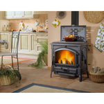 Lade das Bild in den Galerie-Viewer, Isotta Con Cerchi Evo Holzofen mit Kochplatte 11,9 kW
