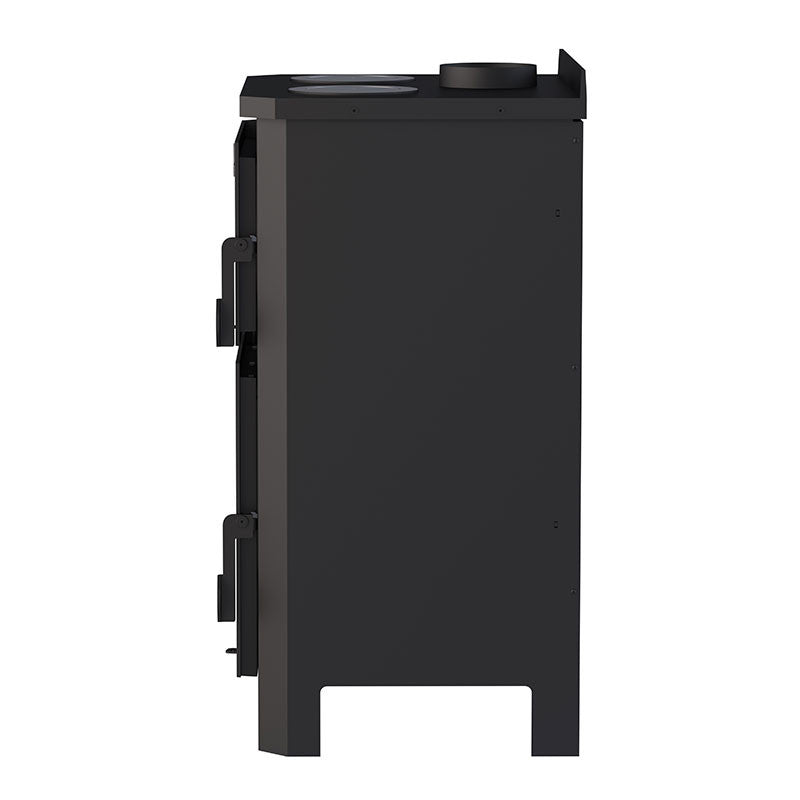 Pramoda Etna 9 kW Holzofen: Integrierter Backofen, Kochplatten, 50 cm Scheitholz