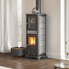 La Nordica Gemma Forno 5.0 Holzofen mit Natursteinverkleidung und Backofen