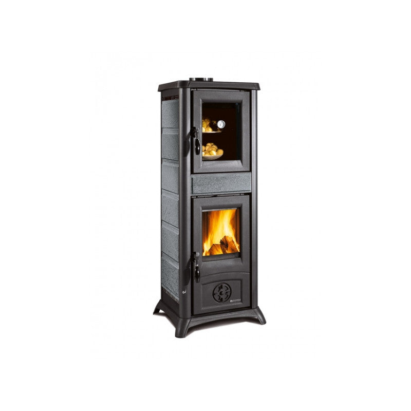 La Nordica Gemma Forno 5.0 Holzofen mit Natursteinverkleidung und Backofen