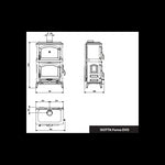 Lade das Bild in den Galerie-Viewer, La Nordica Isotta Forno Evo Holzofen mit Backofen 9,7 kW Hochleistung
