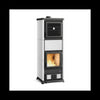 Leistungsstarker Nova Forno Holzofen mit integriertem Backofen 11,8 kW