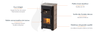 Thermo Vulkan Plus MBS Holzvergaserofen 19 kW Naturstein-Design mit Warmwasserbereitung
