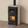 Thermo Vulkan Plus MBS Holzvergaserofen 19 kW Naturstein-Design mit Warmwasserbereitung
