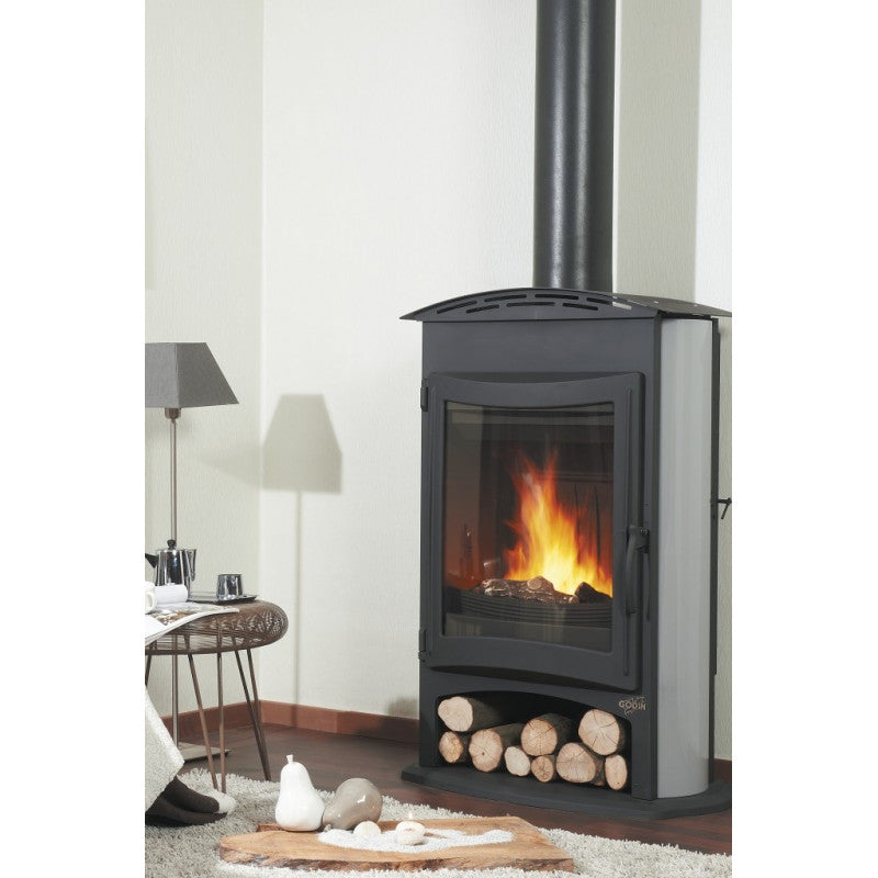 Godin Brulhaut Bûcher Holzofen 13,1 kW – leistungsstark, elegant mit großer Heizfläche