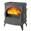 Godin Carvin Holzofen 11 kW: Eleganter, leistungsstarker Gusseisen-Holzofen für Ihr Zuhause