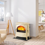 Lade das Bild in den Galerie-Viewer, Godin Carvin Holzofen 11 kW: Eleganter, leistungsstarker Gusseisen-Holzofen für Ihr Zuhause
