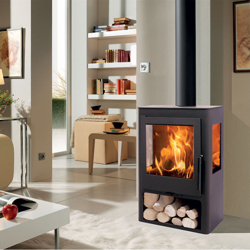 Panadero Coral 3V Holzofen 5,4 kW Triple-Glas, 77 % Effizienz