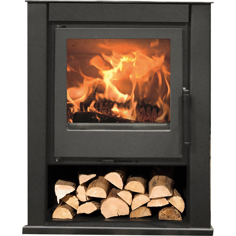 Panadero Sagres Eckofen Holzheizung 5,5 kW, 77% Wirkungsgrad, 6,85 kW