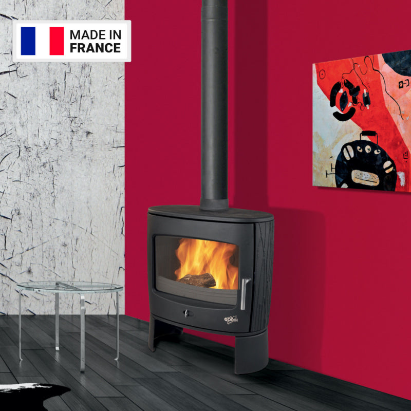 Godin Eclipse Holzofen 8 kW, 77 % Wirkungsgrad, elegantes Design
