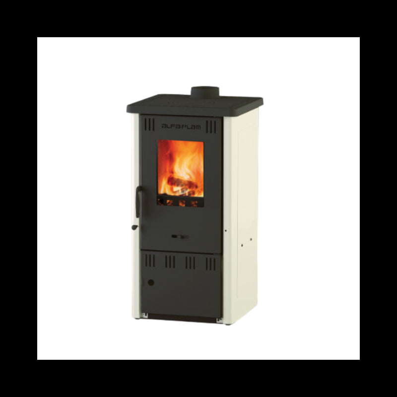 Elita 2 Eco Holzofen 6 kW, modernes Design, hohe Effizienz