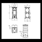 Lade das Bild in den Galerie-Viewer, Emiliana Steel 6,5 kW Holzofen von La Nordica – effiziente Wärme
