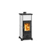 La Nordica Emiliana Holzofen: 6,5 kW, gusseisern, Majolika, effiziente Heizleistung