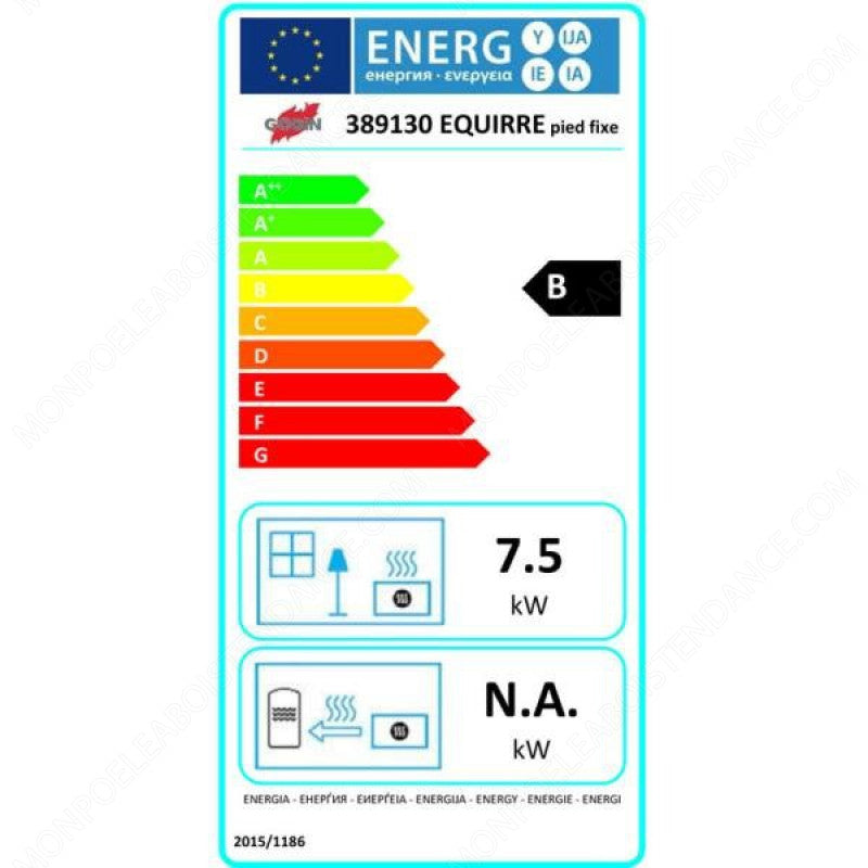 Godin Equirre Holzofen: Effizienter 8 kW Kaminofen mit 76,7% Wirkungsgrad