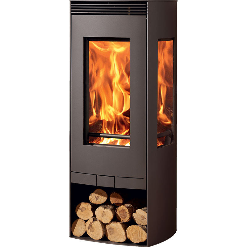 Alba 10 kW Holzofen: Effizienter, dreifach verglaster Holzofen mit 5 Jahren Garantie
