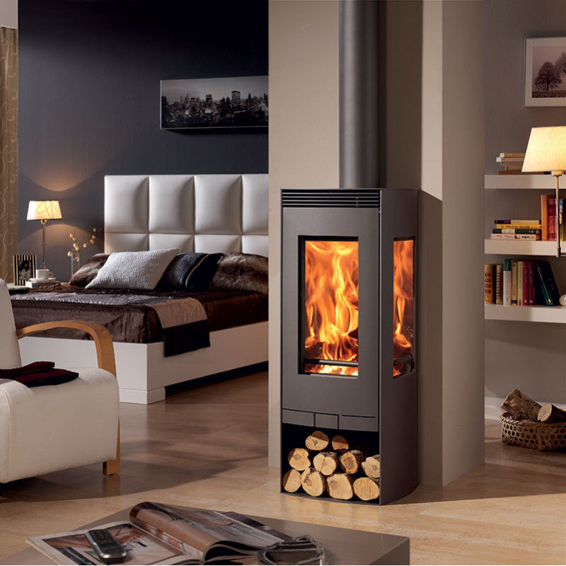 Alba 10 kW Holzofen: Effizienter, dreifach verglaster Holzofen mit 5 Jahren Garantie