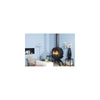 Godin Brimont Holzofen, luftdicht, 9 kW, rund, schwarz, mit hoher Effizienz