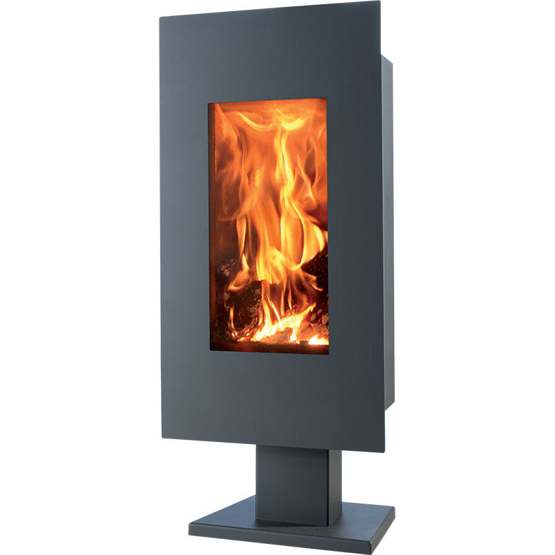 Panadero Osaka wasserdichter Holzofen 8 kW, hohe Effizienz, Panorama-Glas