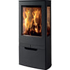 Panadero Zink Holzofen 7,9 kW – Dreifachglas, luftdicht, große Brennstoffkapazität, effiziente Verbrennung